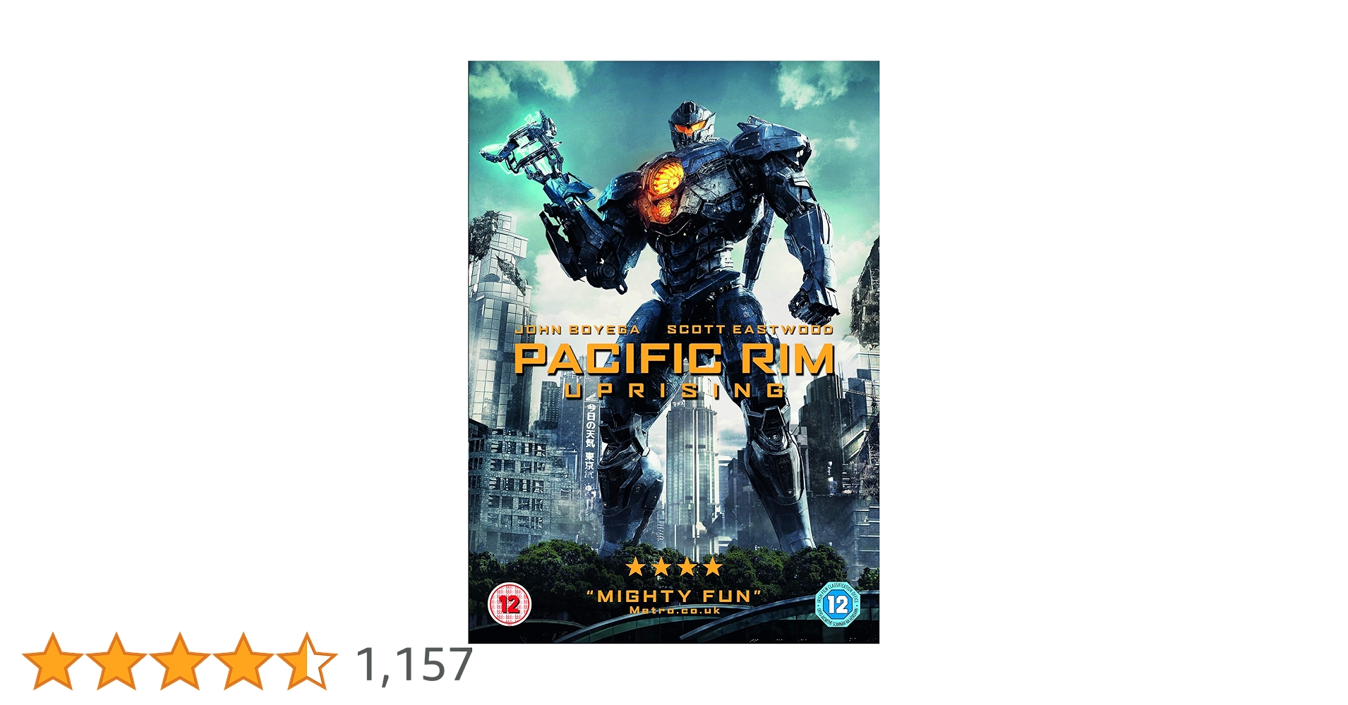 Amazon.co.jp: Pacific Rim - Uprising [Regions 2,5] : DVD
