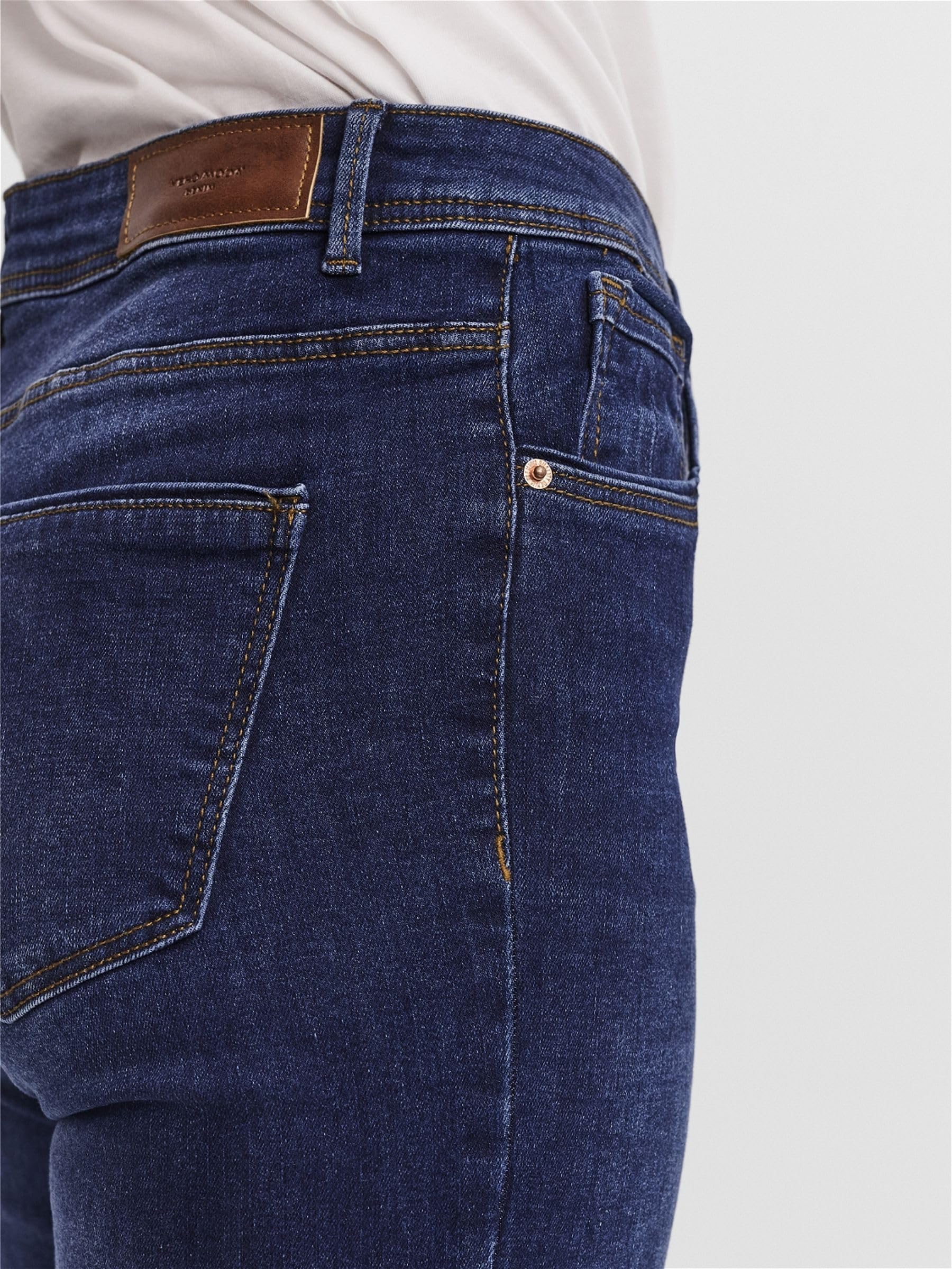 VERO MODA Damen VMTANYA MR S Piping Jeans VI207 GA 10225234