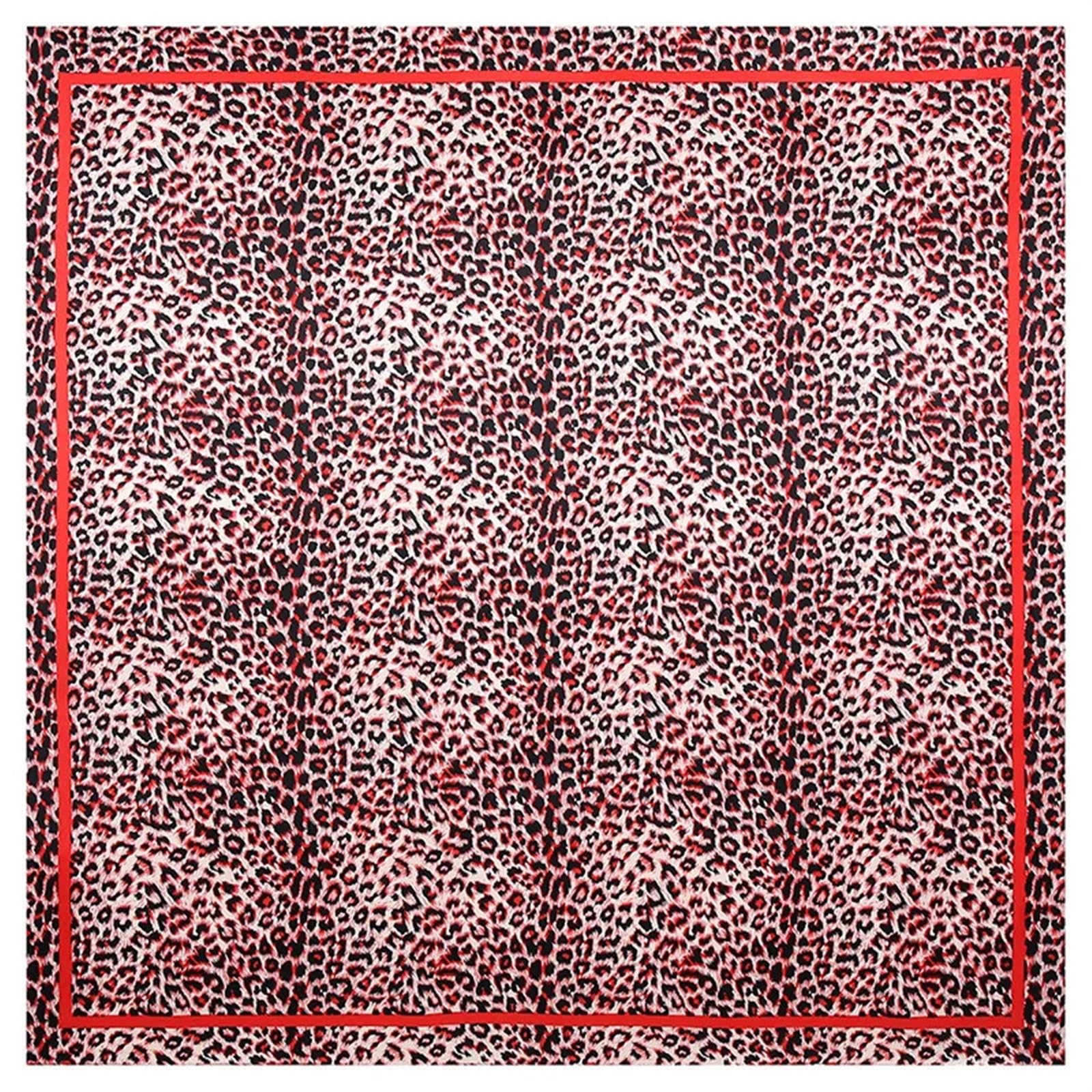 2 Sciarpe Quadrate In Raso 70x70 Cm - Stampa Retro, Morbide Ed Eleganti