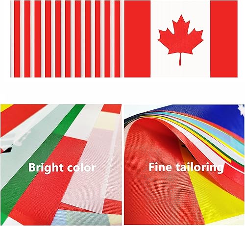 Miniatura 64 de Juego de 12 banderas de escritorio de España, pequeñas banderas españolas de oficina con poste negro sólido de 12 pulgadas, base negra y parte