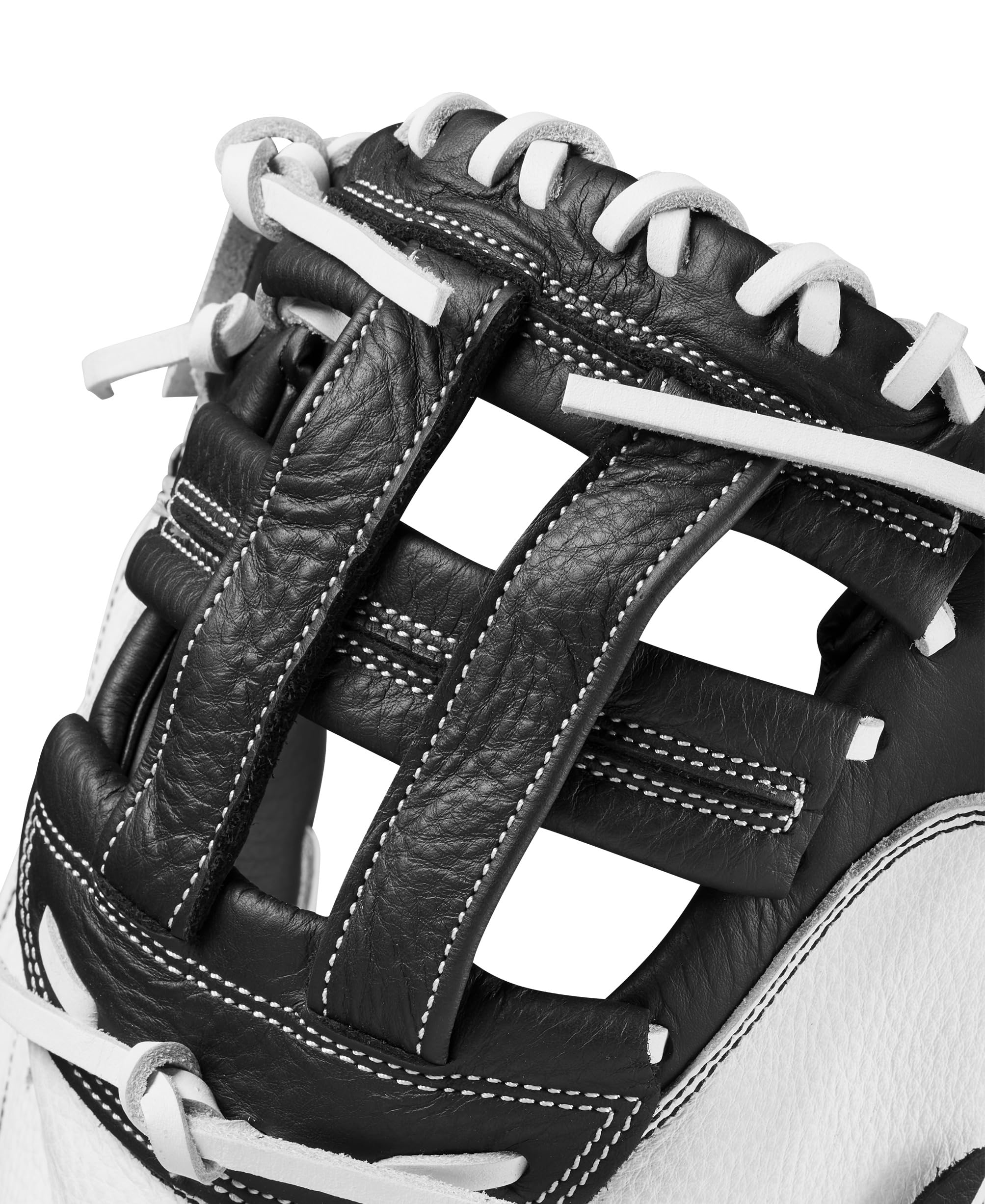 WILSON 2024 A700 Fastpitch Catcher's Mitts, Guanti Unisex Adulto, Bianco/Nero, 33"