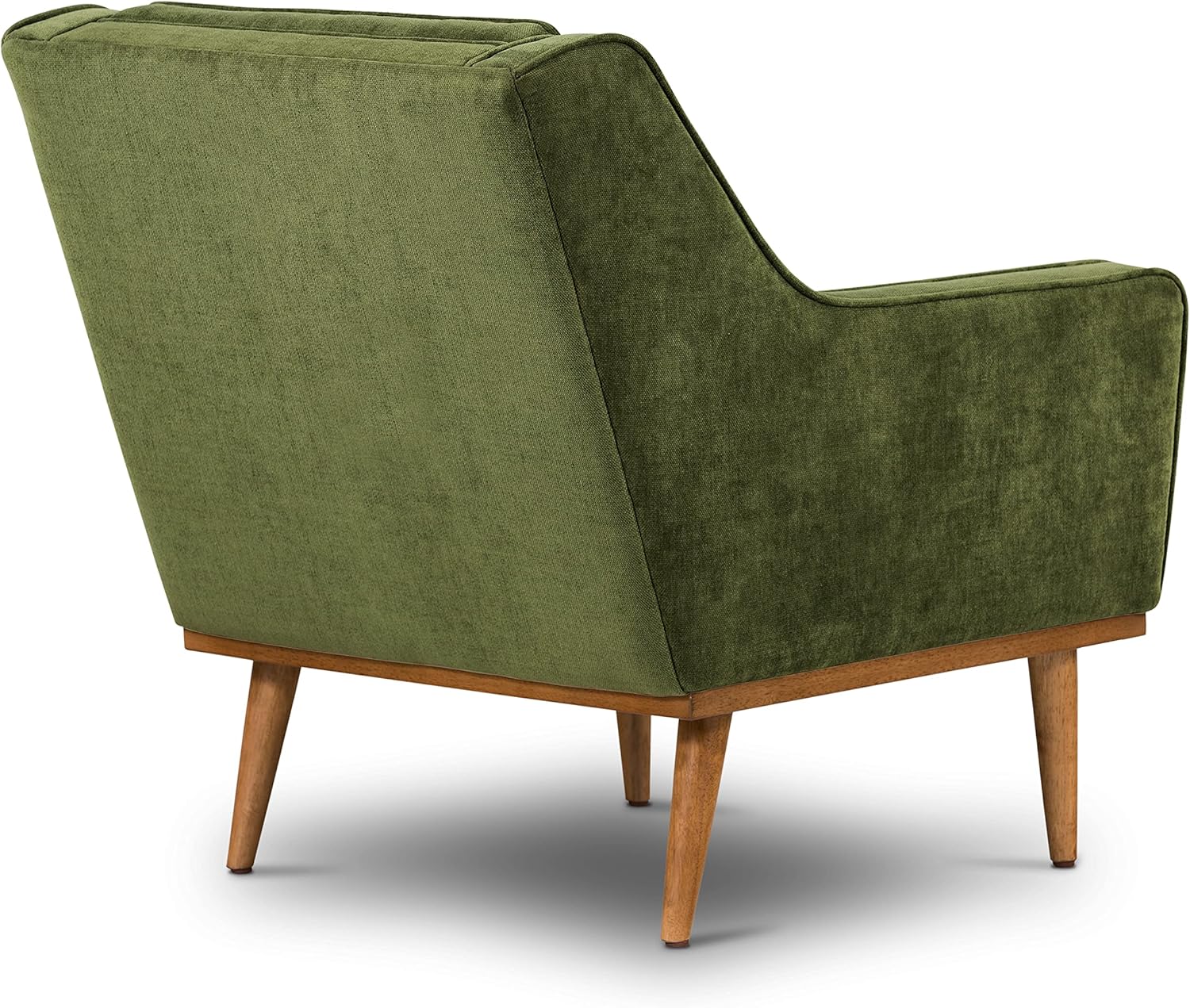 Poly & BARK Gus Lounge Chair in Distressed Green Velvet
