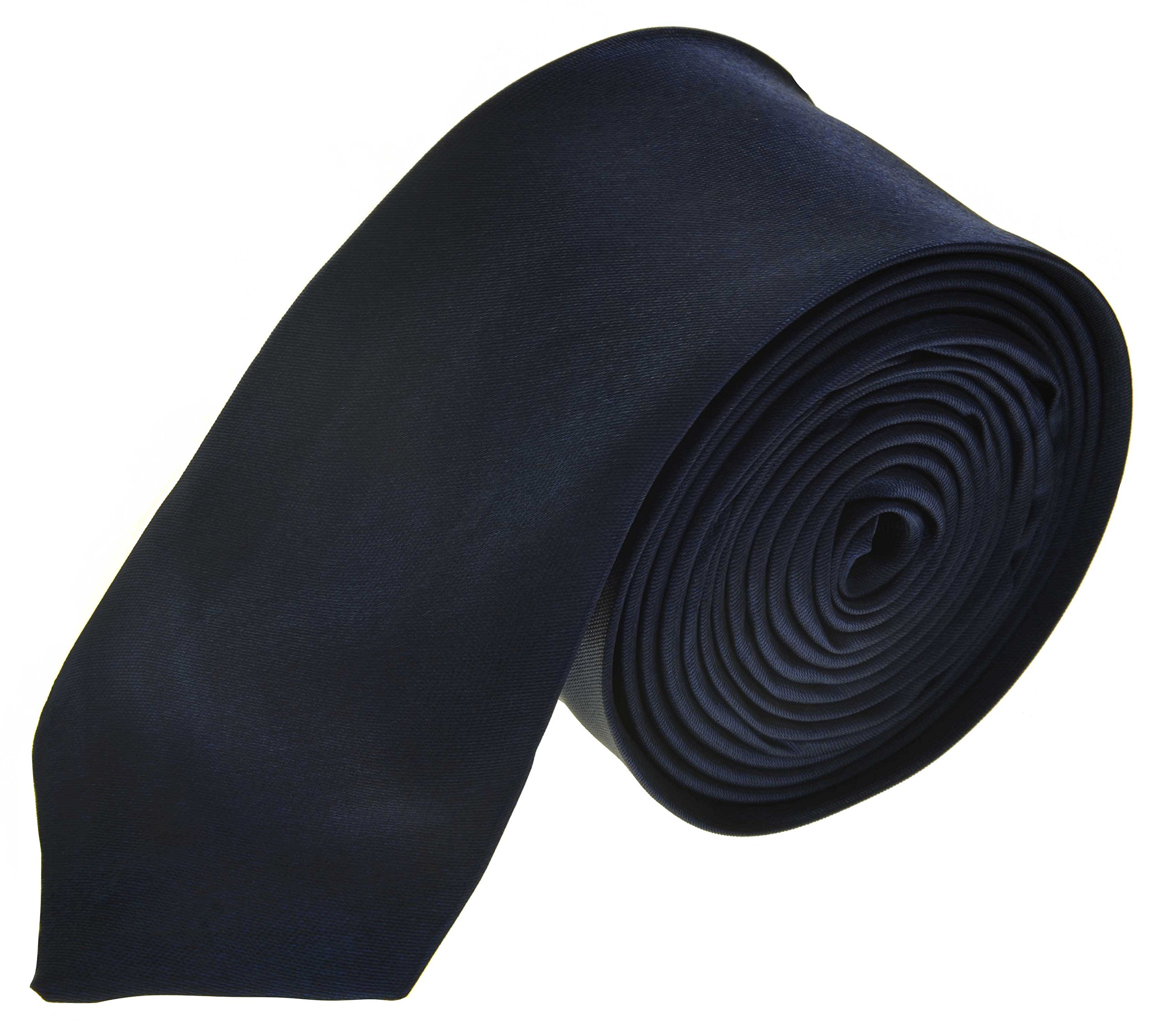 Navy, New Plain Coloured Skinny Ties. 16 Colours Available. Handmade. Wedding, Fashion