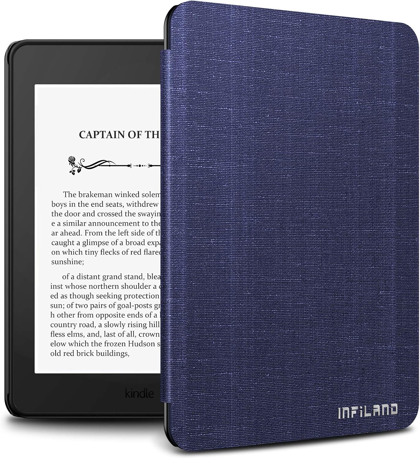Infiland Kindle Paperwhite 2018 Case Compatible with Amazon Kindle Paperwhite 10th Generation 6 inches 2018 Release(Auto Wake/Sleep),Purple