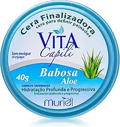 Cera Finalizadora Capilar Babosa 40G, Muriel, Muriel
