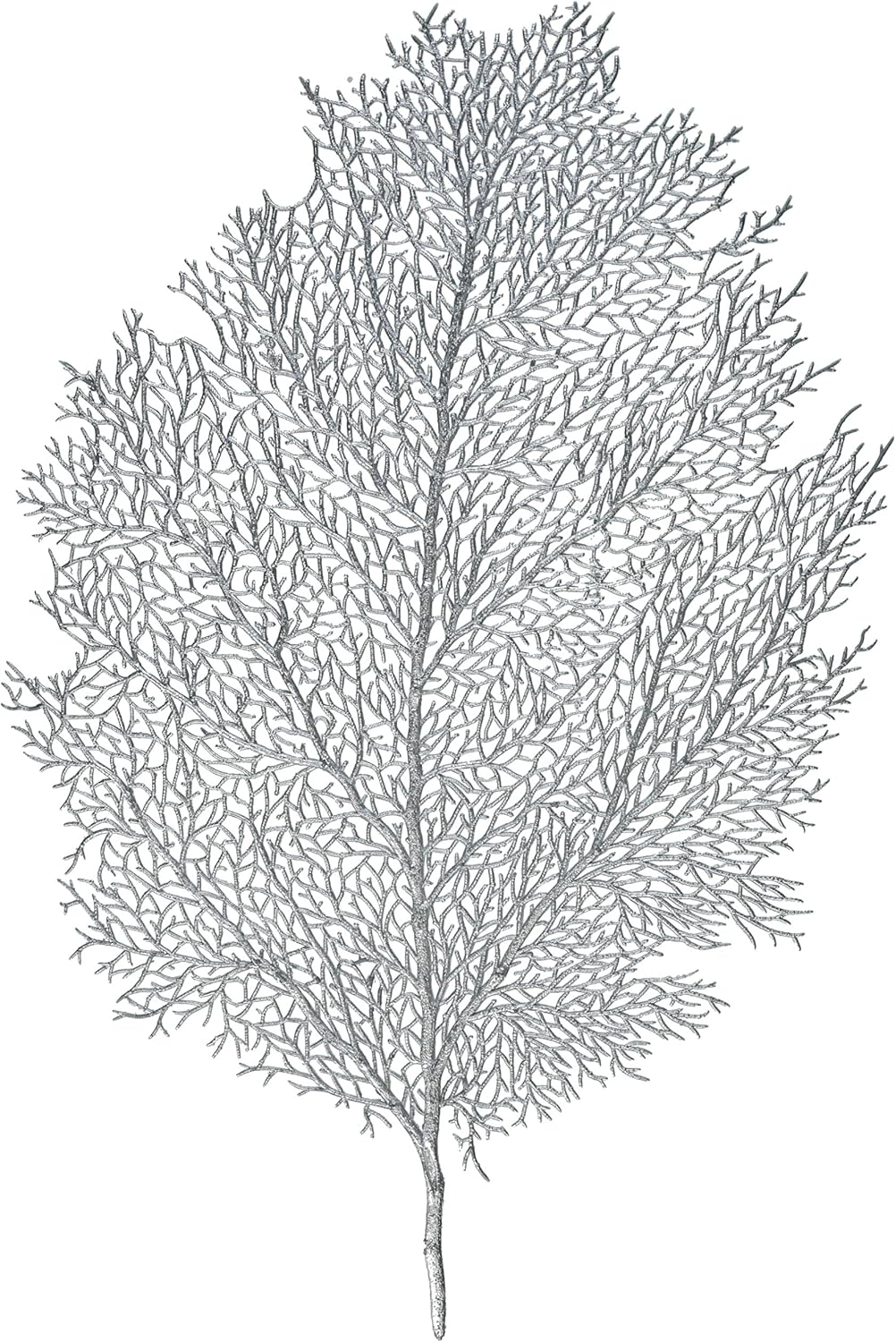 Harman Metallic Leaf Placemat14 x22 Wipes Clean Silver