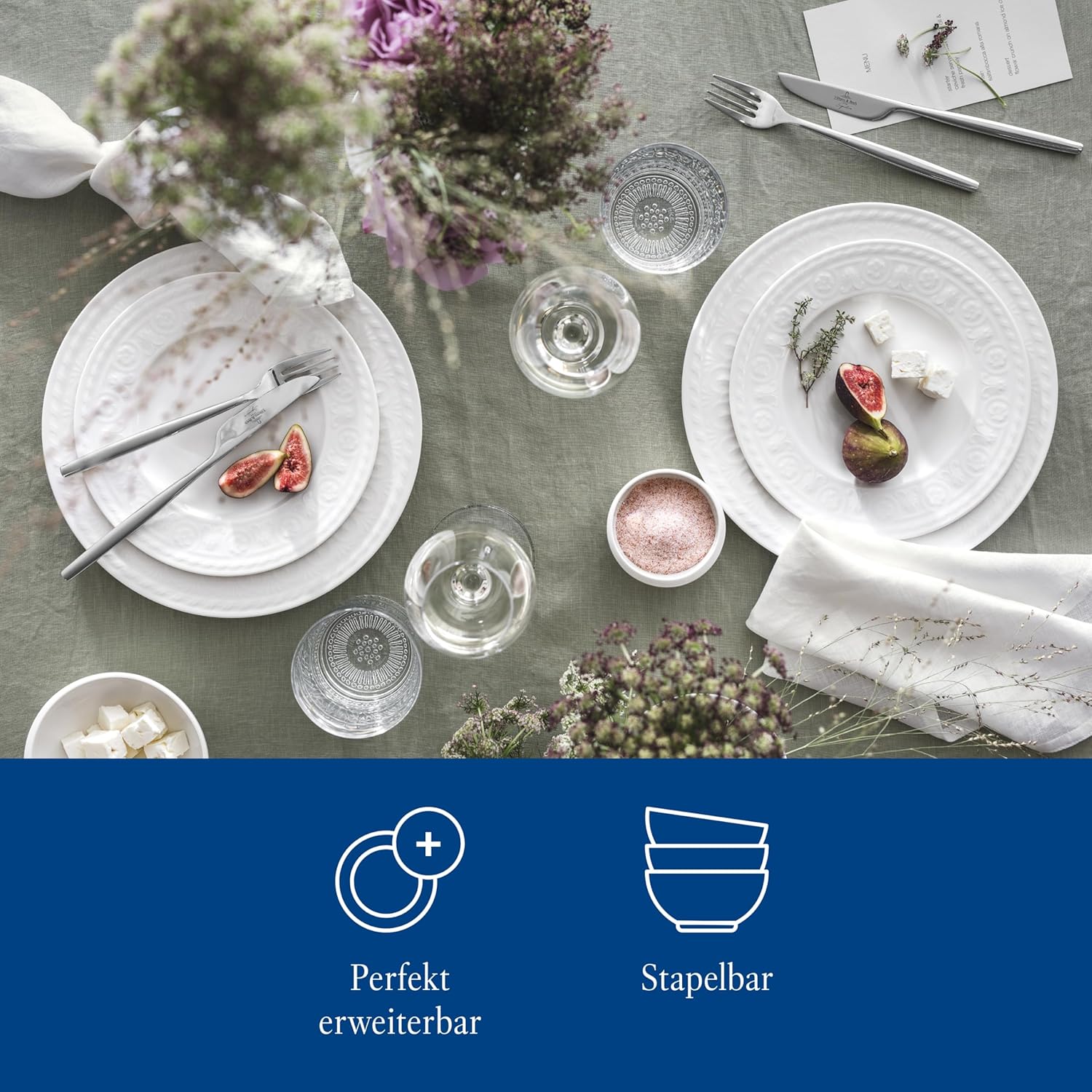 Villeroy Boch Cellini in Salad Plate, White Jamaica Ubuy