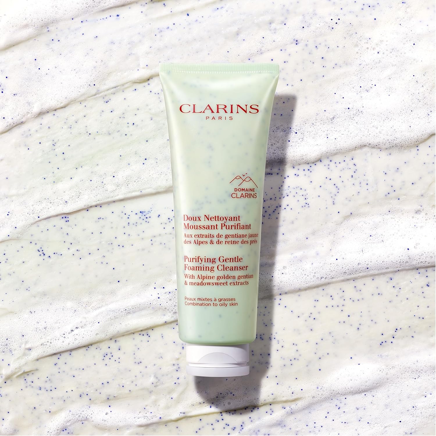Clarins NEW Purifying Gentle Foaming Face Cleanser | Cleanses, Purifies, Softens and Mattifies| Combination To Oily Skin Types - Image 6