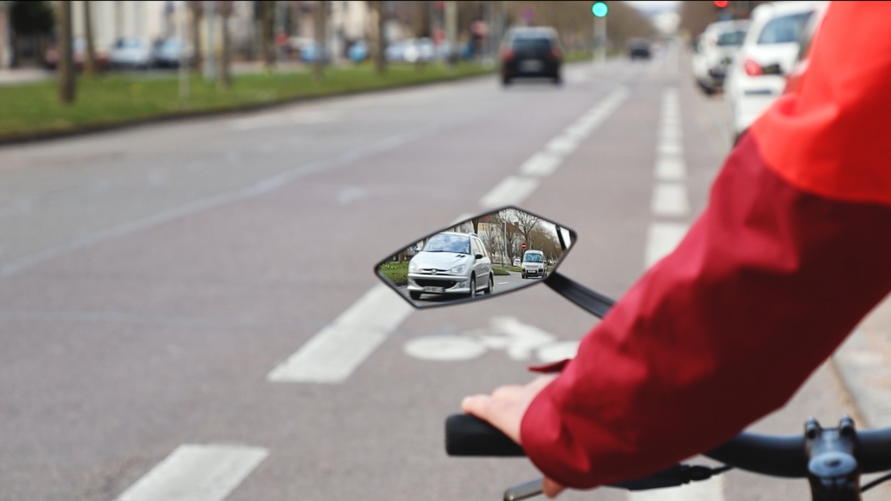 Rétroviseur Vélo/trottinette électrique – Réglable 360°, Grand Miroir HD, Compatible Guidon 20-24mm (lot De 2)
