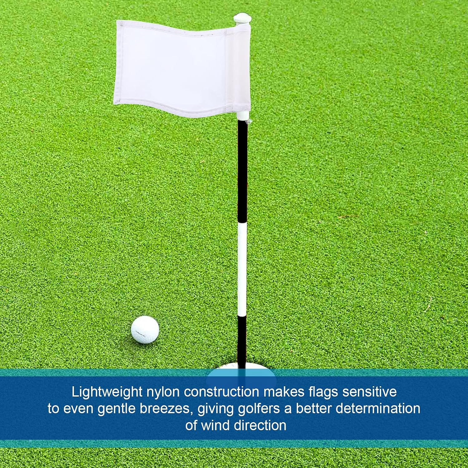 Oudain 6 Pieces Golf Flag Solid Golf Target Flag with Tube Inserted Waterproof Putting Green Golf Flags 420D Nylon Mini Pin Flags for Yard Indoor Outdoor Backyard Garden Portable Golf Flag, 8 x 6 Inch : Sports & Outdoors