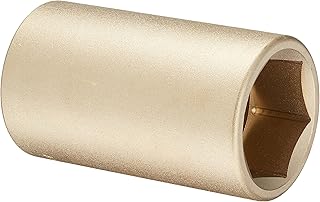 Ampco Safety Tools DW-3/4D40MM Socket, Deep Well, Non-Sparking, Non-Magnetic, Corrosion Resistant, 3/4