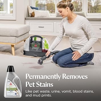BISSELL Little GreenTM PET-PRO-OXY Formula for Portable Carpet Cleaners, 60 oz, 2034F | 60 oz value size; PET PRO OXY eliminates tough pet stains & odors; for portable carpet cleaners