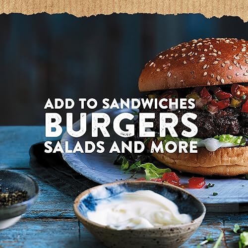 Miniatura 55 de Best Foods Botella de mayonesa real hecha de plástico 100% reciclado, tapa sin ensuciar, condimento para sándwiches, ensaladas, mayonesa hecha