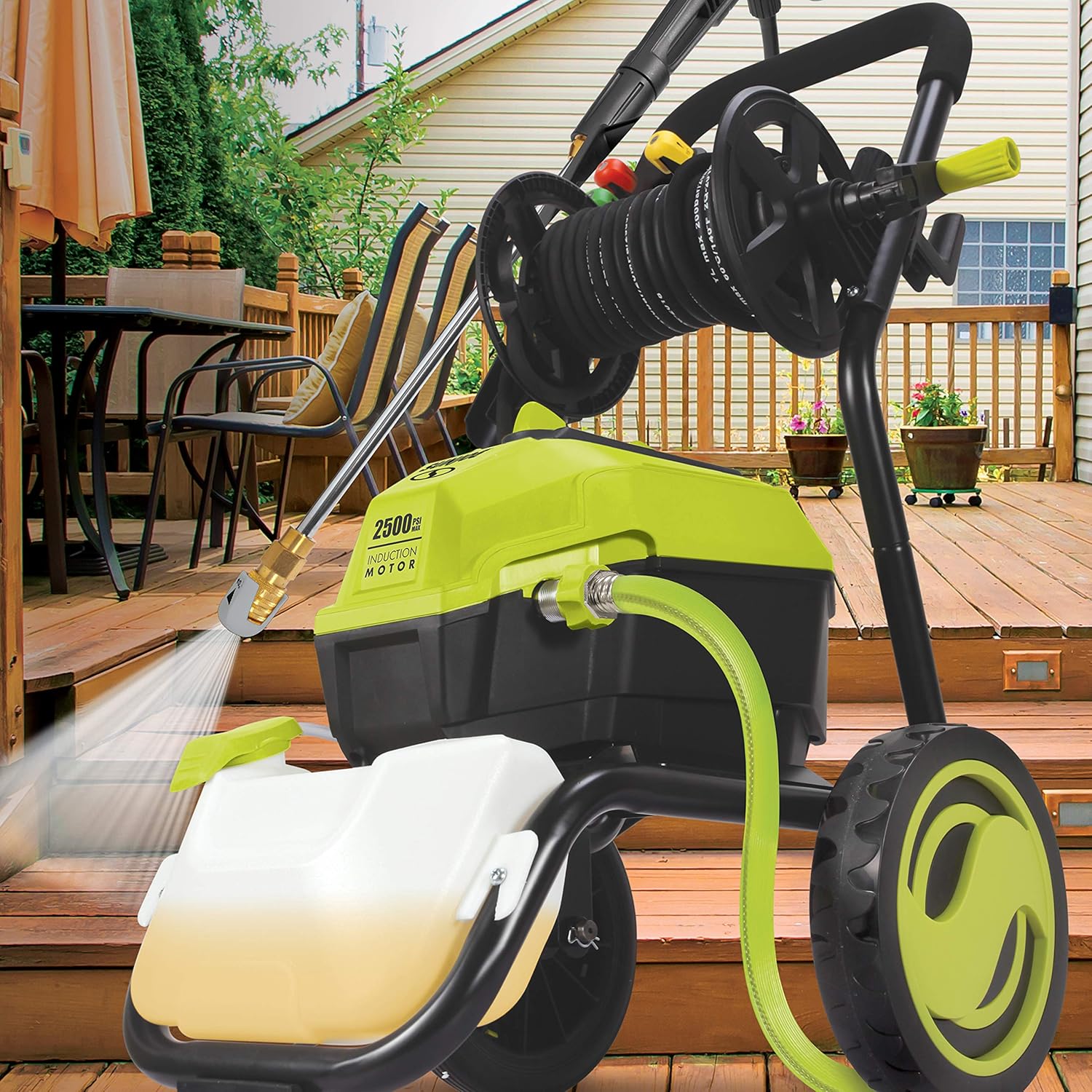 Flаѕh Dеаlѕ - 50% оƒƒ Sun Joe SPX4501 2500 PSI MAX 1.48 GPM High Performance Electric Pressure Washer w/20-Ft Hose Reel