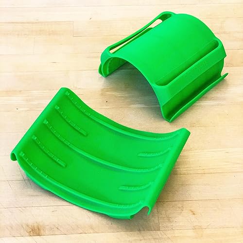 Miniatura 8 de Juego de 2 guantes de cocina de silicona (pequeñomediano, azul)