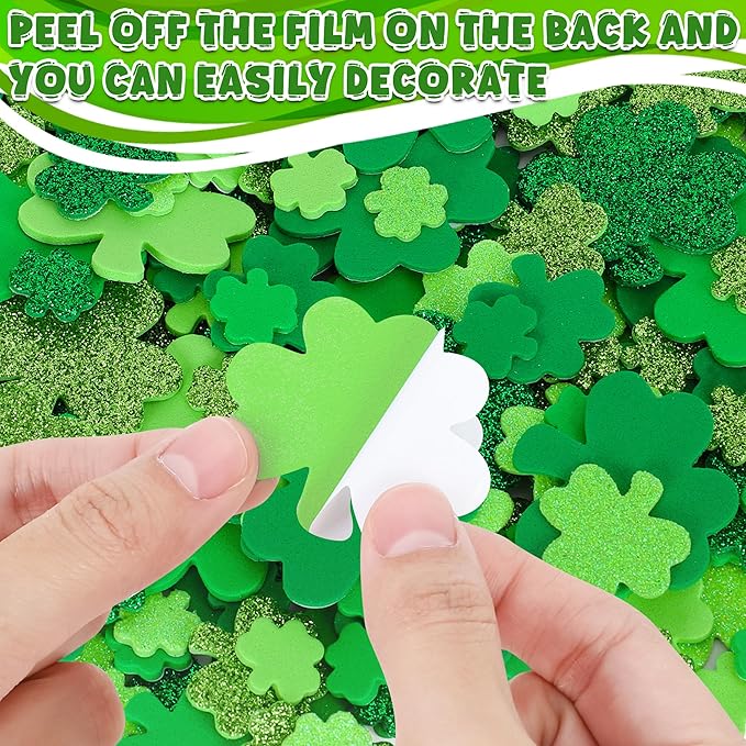 🍀 St. Patrick's Day Crafts: 300+ Shamrock Stickers!