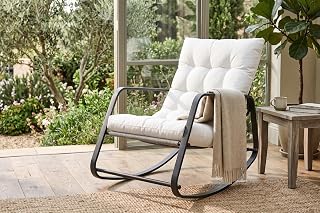 Modern Glider Rocking Chair, Comfy Recliner Rocker for Indoor Use, Living Room, Bedroom, Balcony