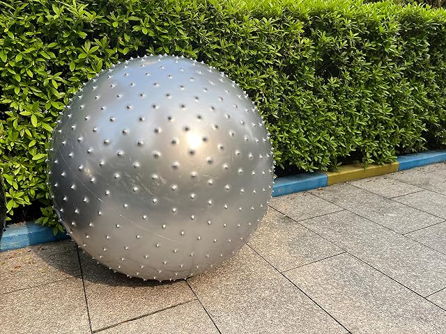 Foto 3 de 6 de penepico Bolas de masaje sensoriales grandes para niños, 85 cm, bolas de yoga hinchables