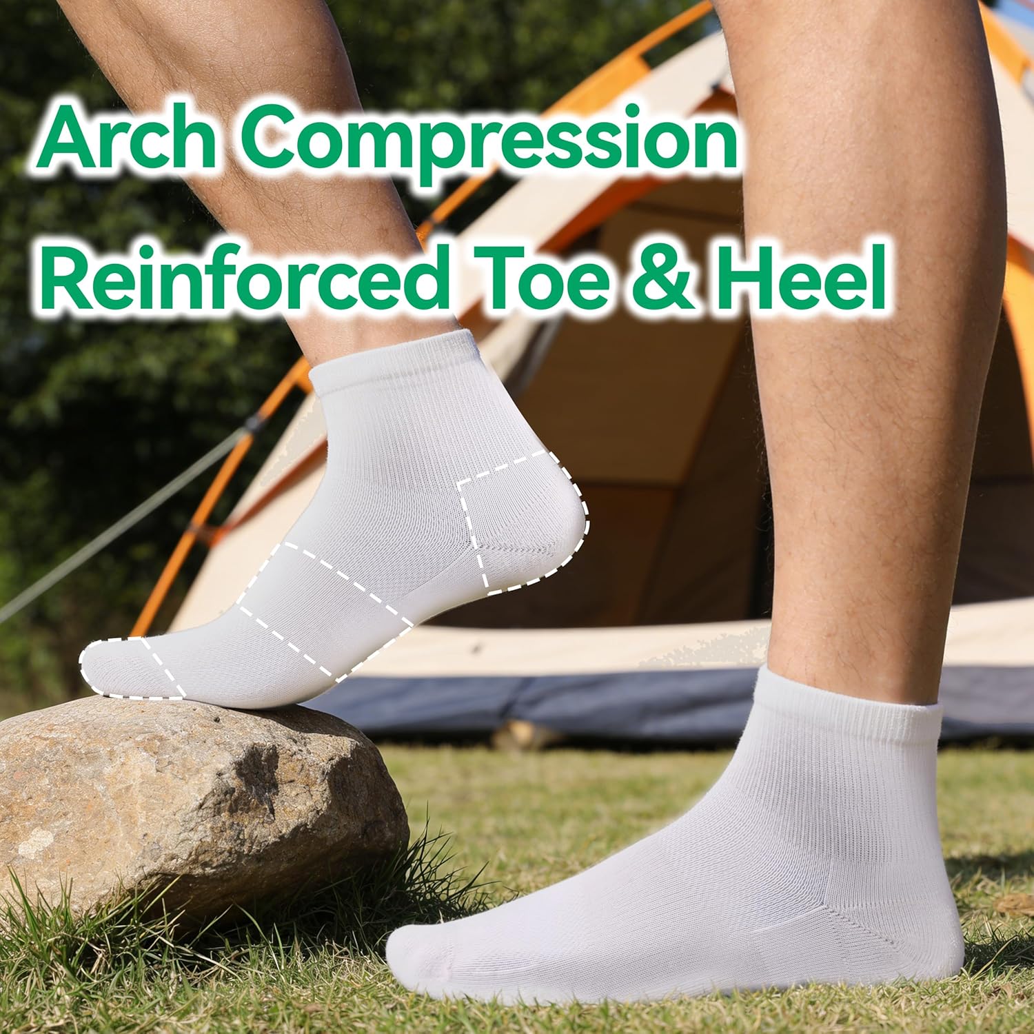 3 Pairs 90% Merino Wool Socks for Men Women, Soft Thin Breathable Ankle Socks for Athletic Running Hiking Cycling - Image 5