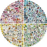 Vista 12 de Arme Paquete de 400 piezas de calcomanías de animales, calcomanías lindas de animales impermeables, calcomanías de mascotas para niños pequeños