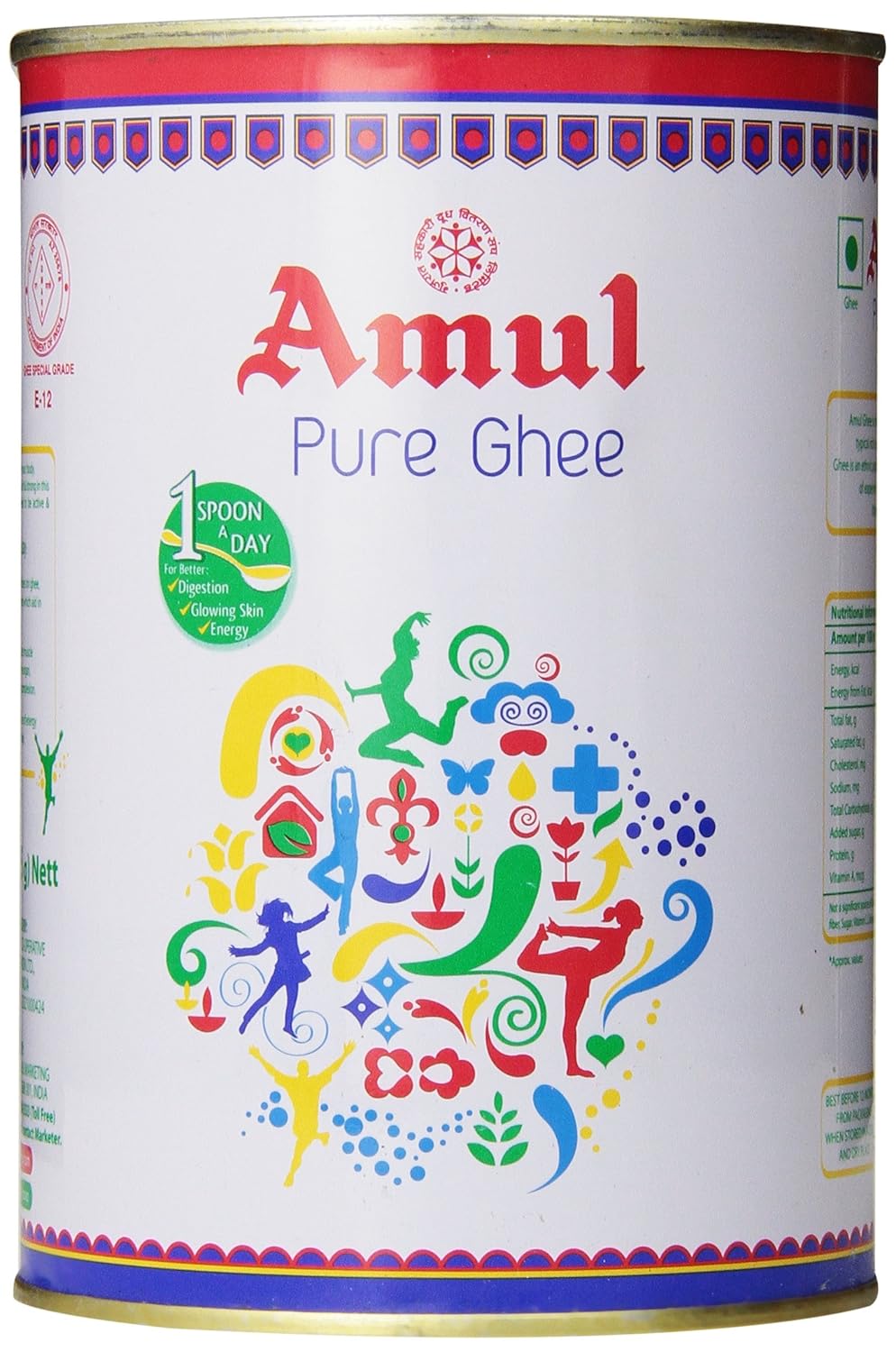 Amul Pure Ghee 1Liter Tin Amazon.in Grocery & Gourmet Foods