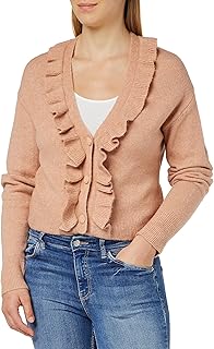 Cardigan Volantes Suéter para Mujer