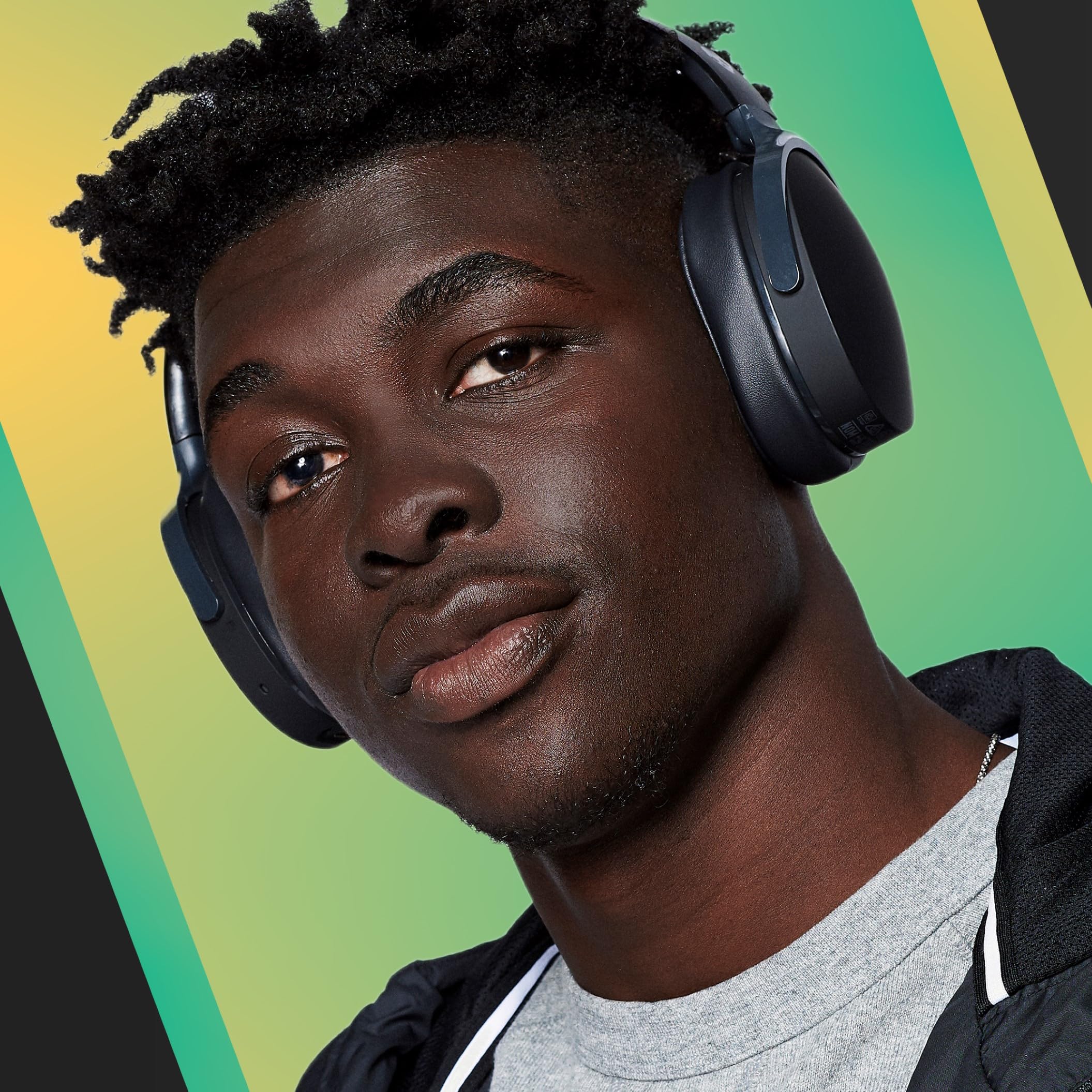 Skullcandy Hesh Evo Over-Ear Wireless-Kopfhörer, 36 Std. Akkulaufzeit, Mikro, kompatibel mit iPhone, Android und Bluetooth-Geräten - Schwarz