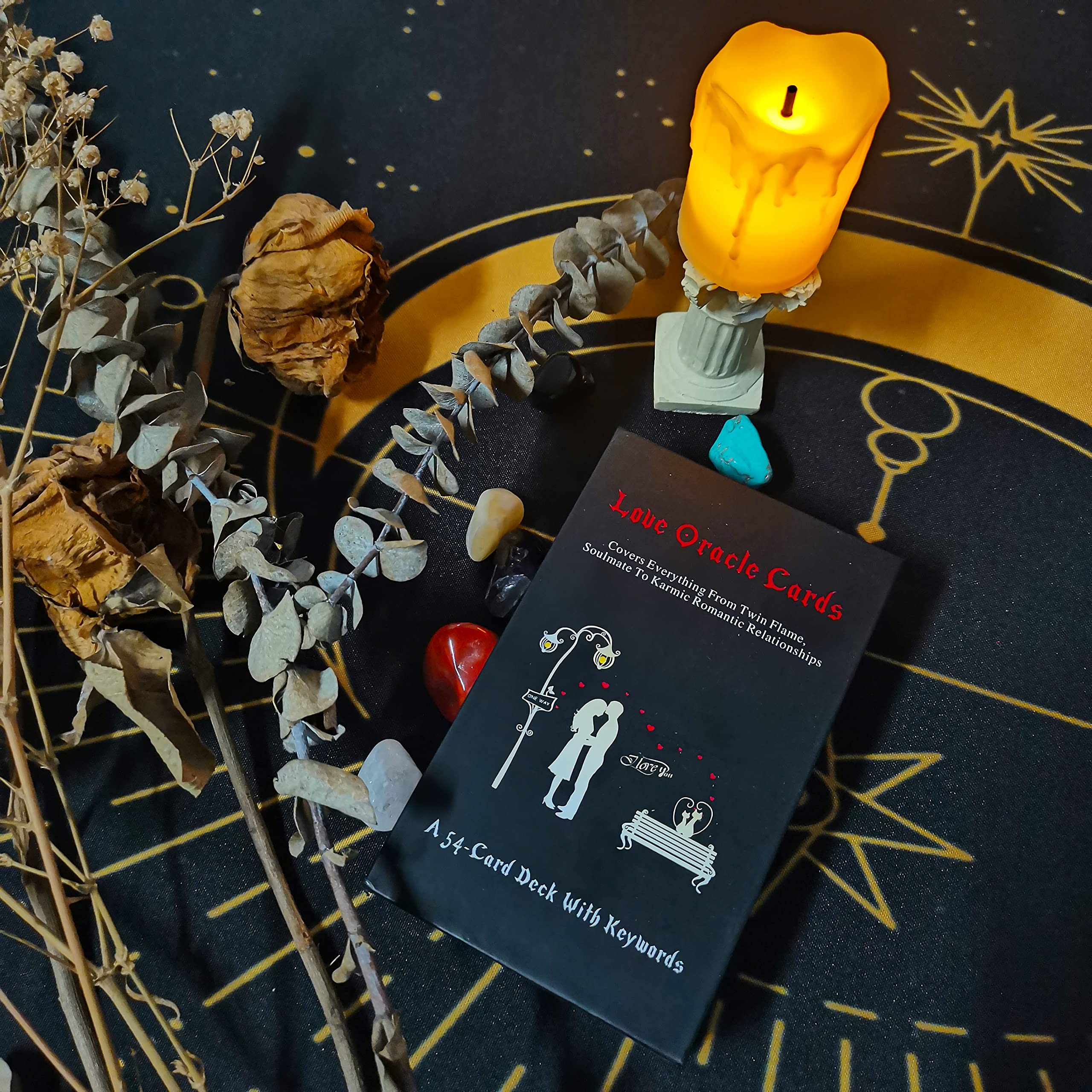 Amazon.com: GZXINKE Love Oracle Cards,Covers Everything from Twin Flame, Soulmate to Romantic Relationships.Tarot Cards with Meanings on Them  Fortune Telling Toys : Toys & Games