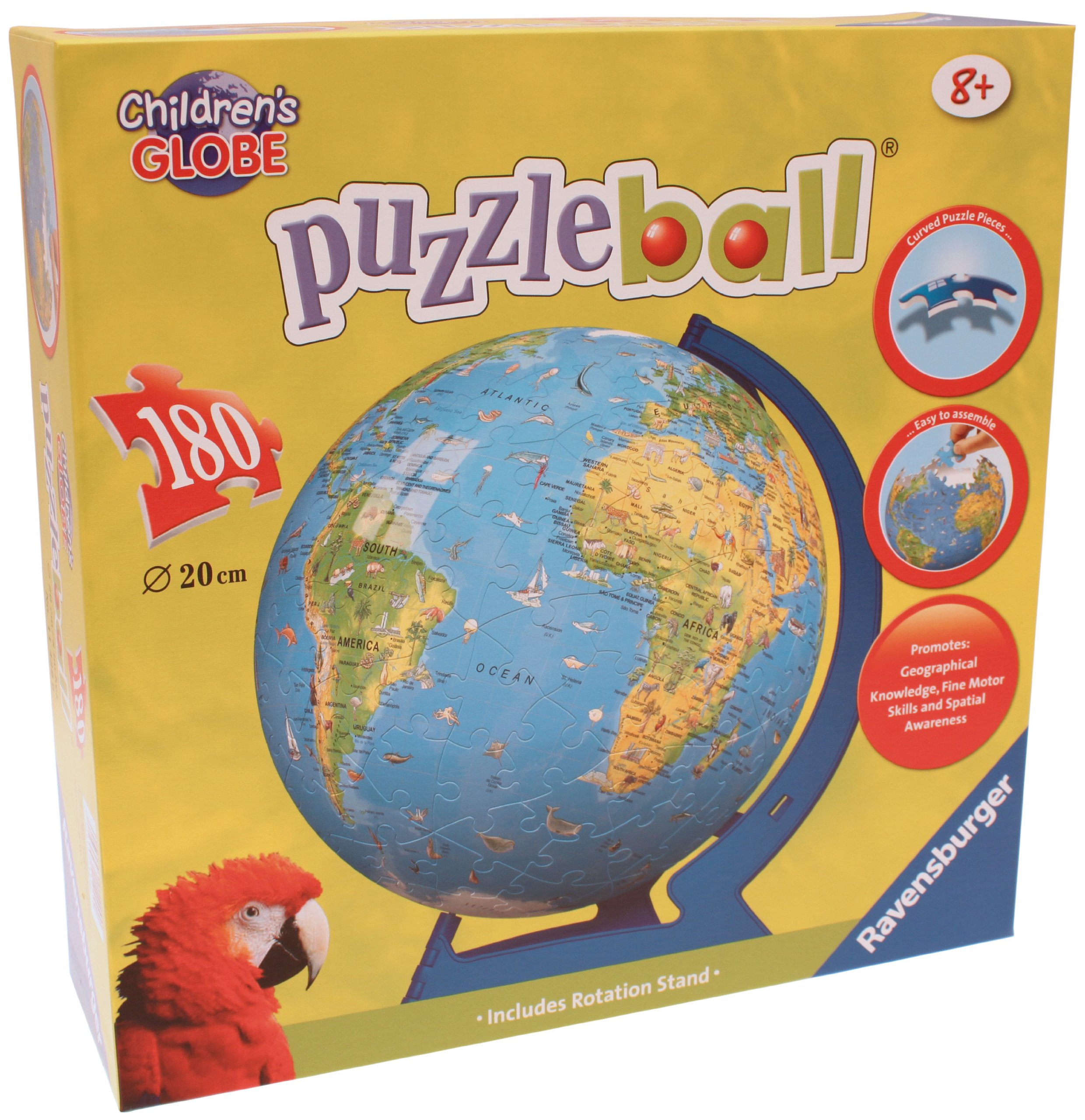 Ravensburger Puzzle Carte du Monde pour Enfants (180 pièces)