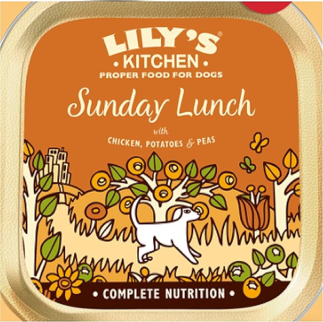 Lily's Kitchen -SUNDAY LUNCH - GRAIN-FREE WET FOOD - 150g Trays x10