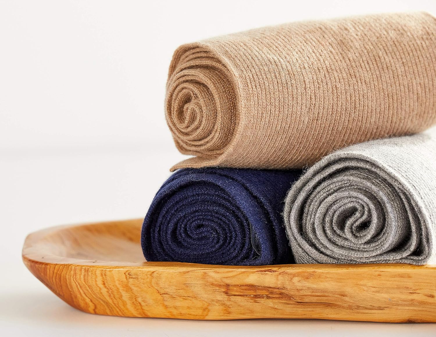 State Cashmere Unisex Classic Ribbed Solid Scarf 100% Pure Cashmere Ultra Soft Winter Must Have