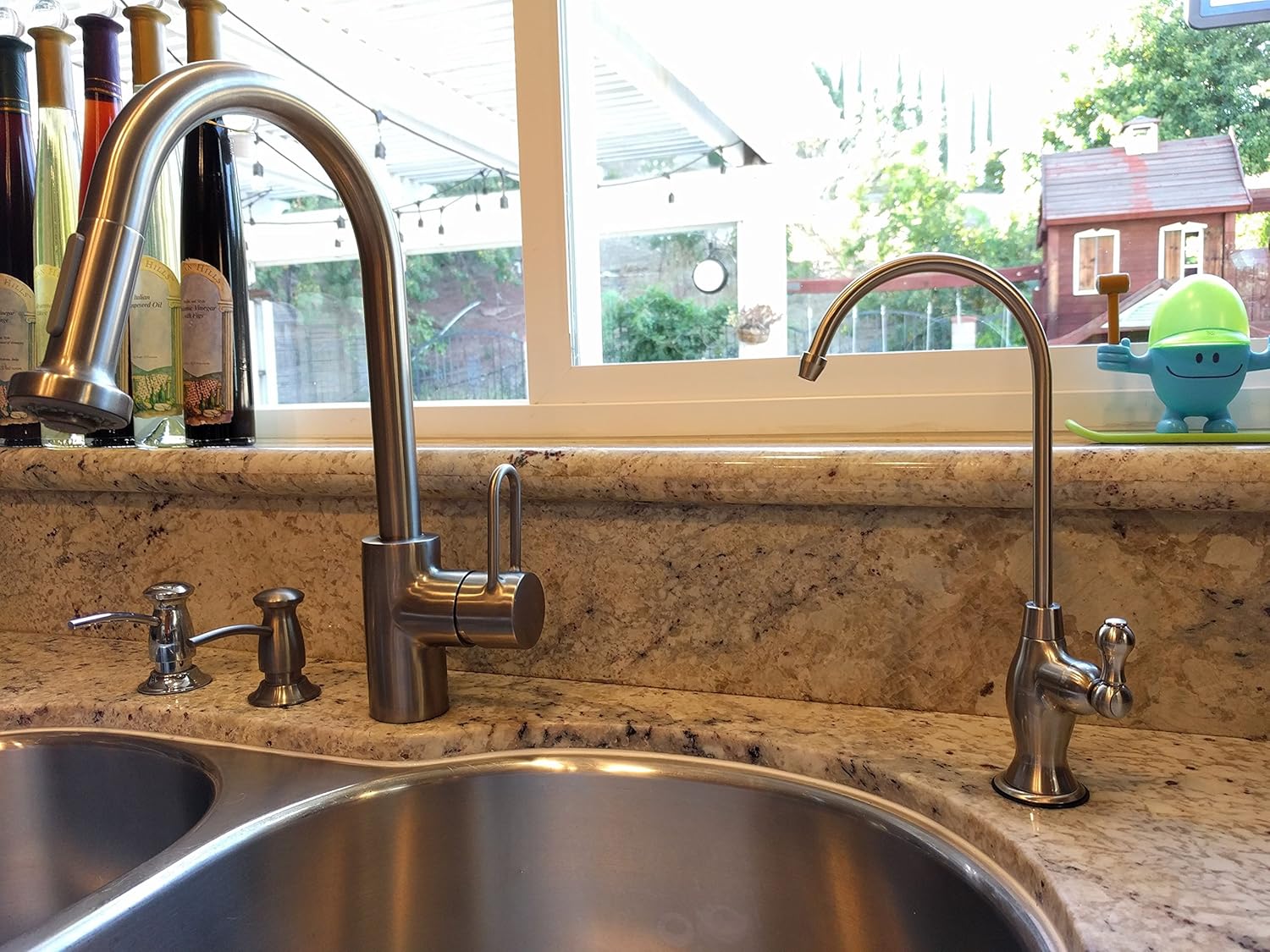 Gеt Sресіаl Prісе Avanti Designer Kitchen Bar Sink Reverse Osmosis RO Filtration Drinking Water Faucet - NSF Certified, Built-in Air Gap, Ceramic Disk, Lead-Free - RF906A-BN Brushed Nickel