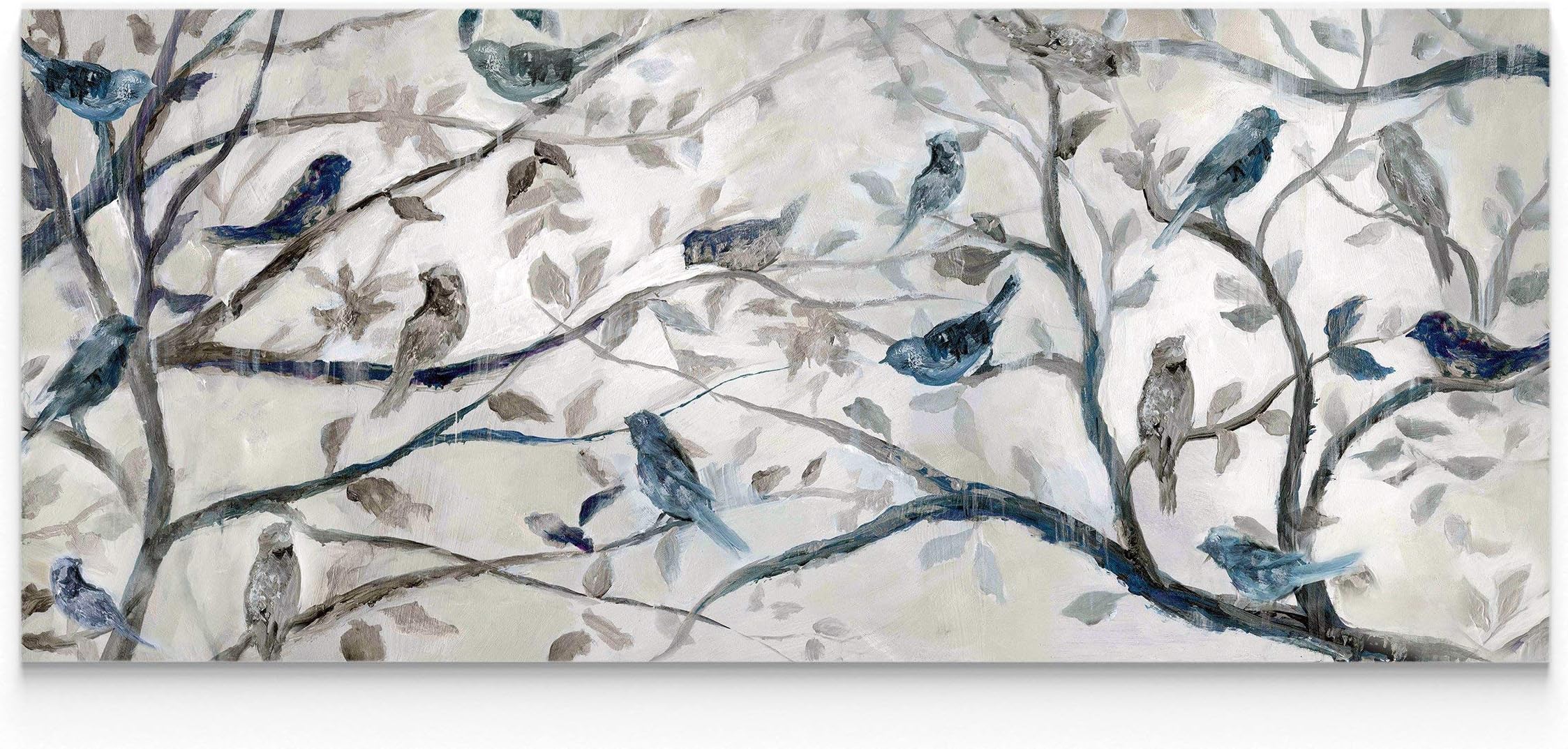 Wexford Home Morning Chorus Gallery Wrapped Canvas Wall Art, 12x30