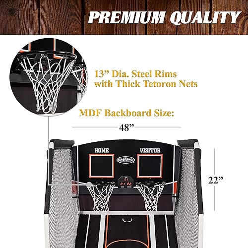 Miniatura 3 de Barrington Billiards Multiple Styles Urban Arcade Collection Basketball Games with Accessories, Perfect for Family Game Rooms