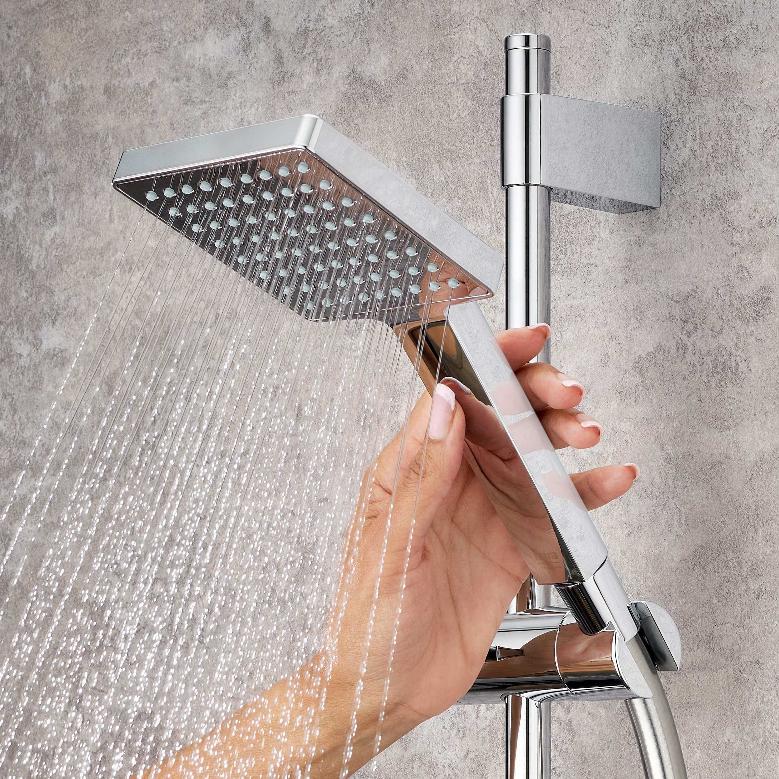 Mira Showers Mira Honesty zestaw armatury prysznicowej, kwadratowy, chrom 2.1605.284