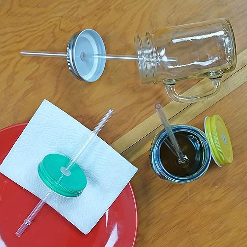 Miniatura 2 de Pajitas acrílicas para beber, juego de 6 repuestos para vasos Tervis de 10, 12, 16 y 20 onzas, reutilizables y duraderos