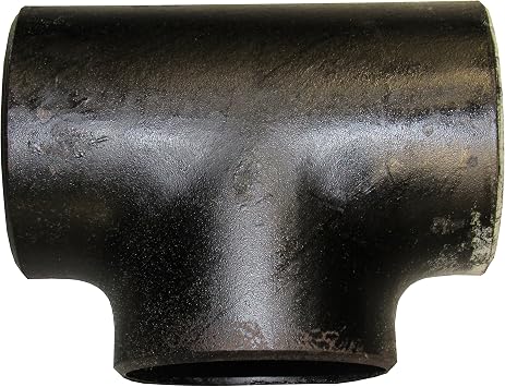 Carbon Steel Sch 40 6 Inch Straight Tee, Butt Weld Pipe Fitting, Durable Welded Connection for Fluid Systems, Industrial Quality