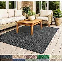 KOECKRITZ Rugs Waffle Pattern Indoor/Outdoor Area Rugs | Custom-Cut & Made-to-Order
