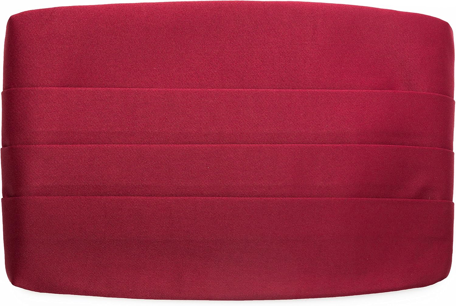 Men’s 4-pleat Poly Satin Solid Color Adjustable Cummerbund, Multiple Color Available