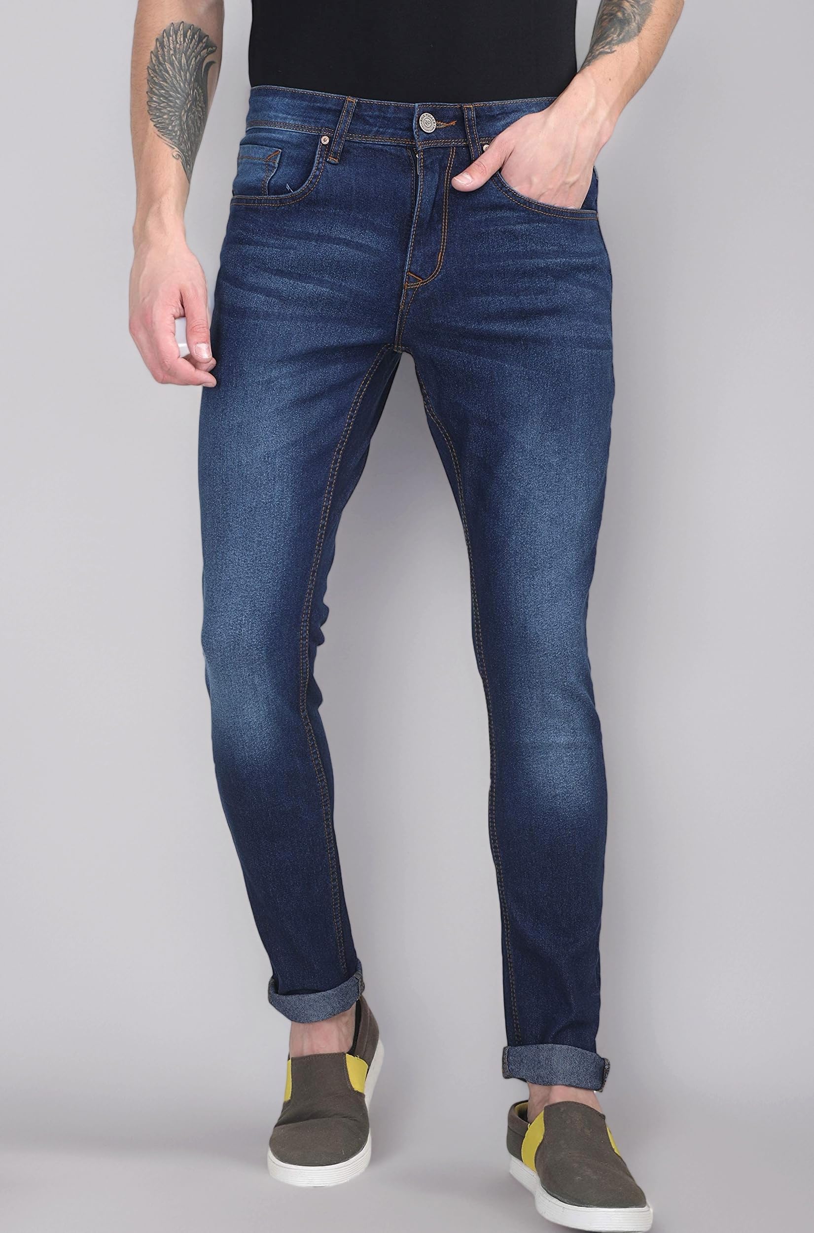 Men Slim Fit Denim Jeans