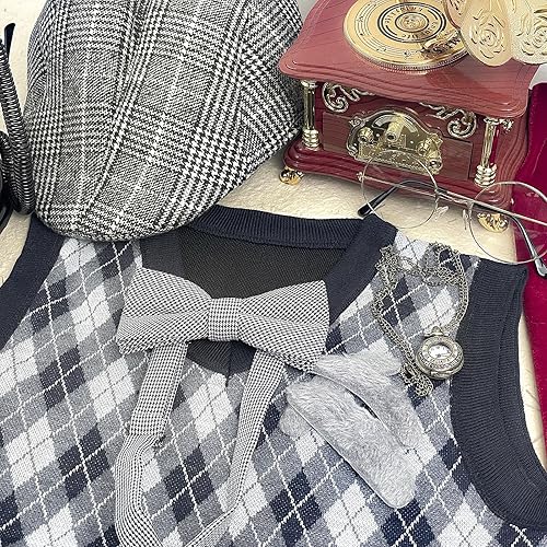 Miniatura 6 de IncreDecor Disfraz de anciano para niños, disfraz de 100 días de escuela para niños, disfraz de abuelo de Halloween, conjunto de accesorios