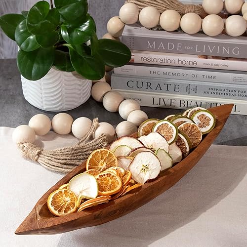 Miniatura 5 de ANDALUCA Rellenos naturales para jarrones y tazones  Rebanadas de naranja seca, manzana y cítricos  Decoración del hogar (rebanadas de fruta)