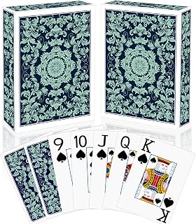 Playing Cards, Deck of Cards, Playing Card 2 Pack (Green) | Poker Cards Set, Jumbo Large Print Playing Cards for Adults Seniors, Card Games for Family, Game, Night, Party Supplies