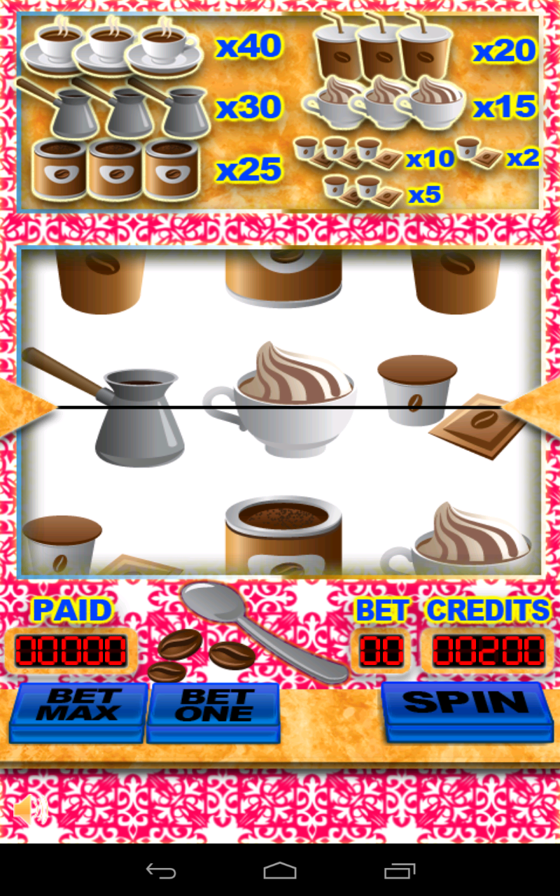 Cup Of Coffee Cafe Slots Jackpot Free Casino Games HD Great Classic
