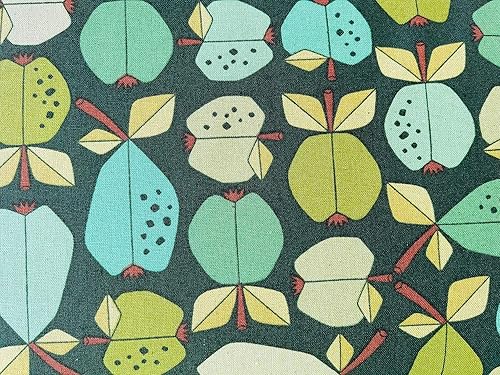 Miniatura 6 de Under The Apple Tree - Huerto - Lienzo verde sin blanquear - Loes Van Oosten - Tela de lona de algodón + acero - LV503-GR7UC 1/2 yarda 44