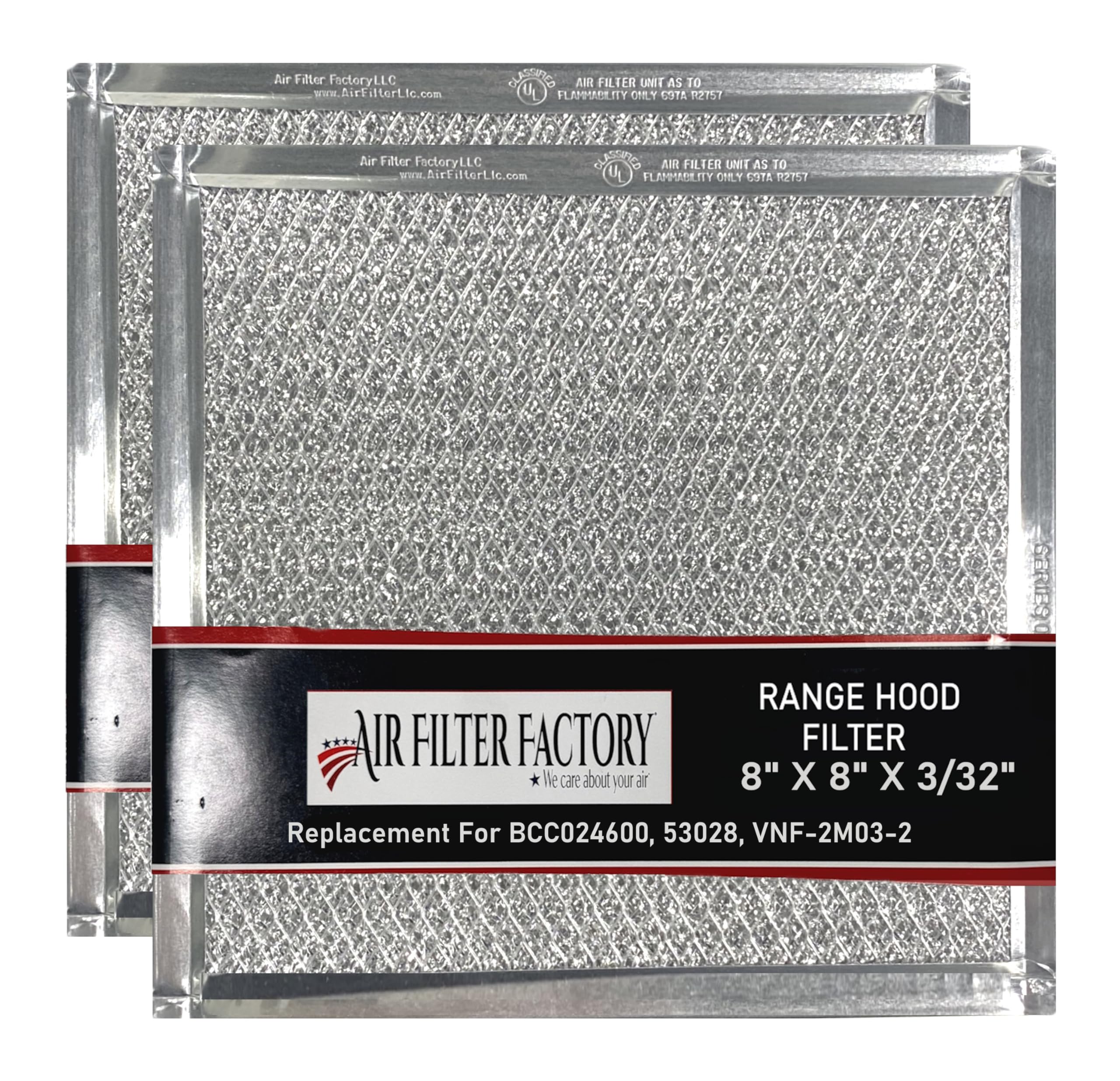 Air Filter Factory 8x8 Stove Hood Vent Filter