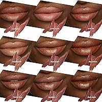 Vista 3 de Mented Cosmetics - Lápiz labial nude para mujeres, lápiz labial semimate de larga duración, hidratante vegano, sin parabenos y libre de crueldad