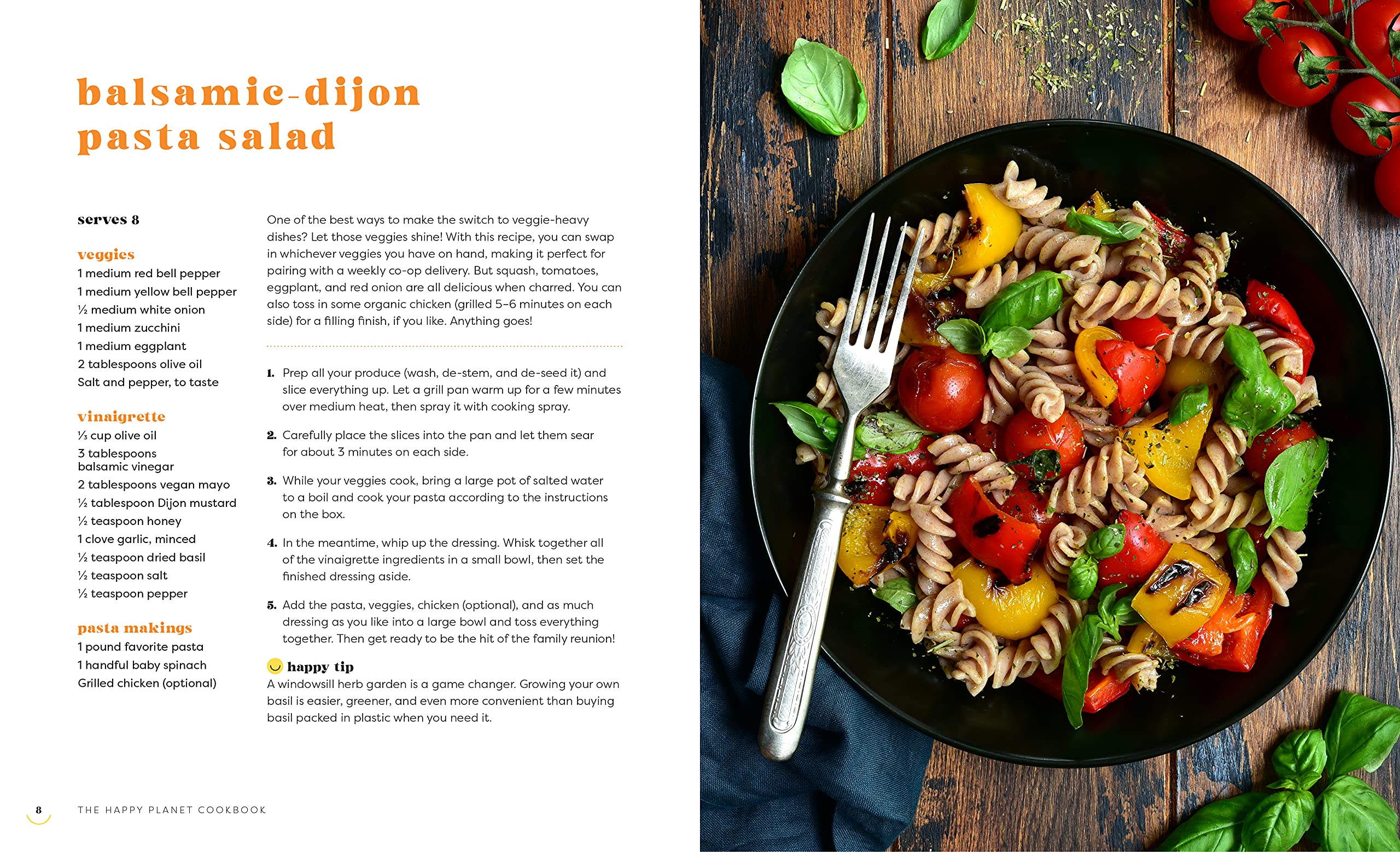 The Happy Planet Cookbook: Mostly Plant-Based Recipes for Sustainable Eating