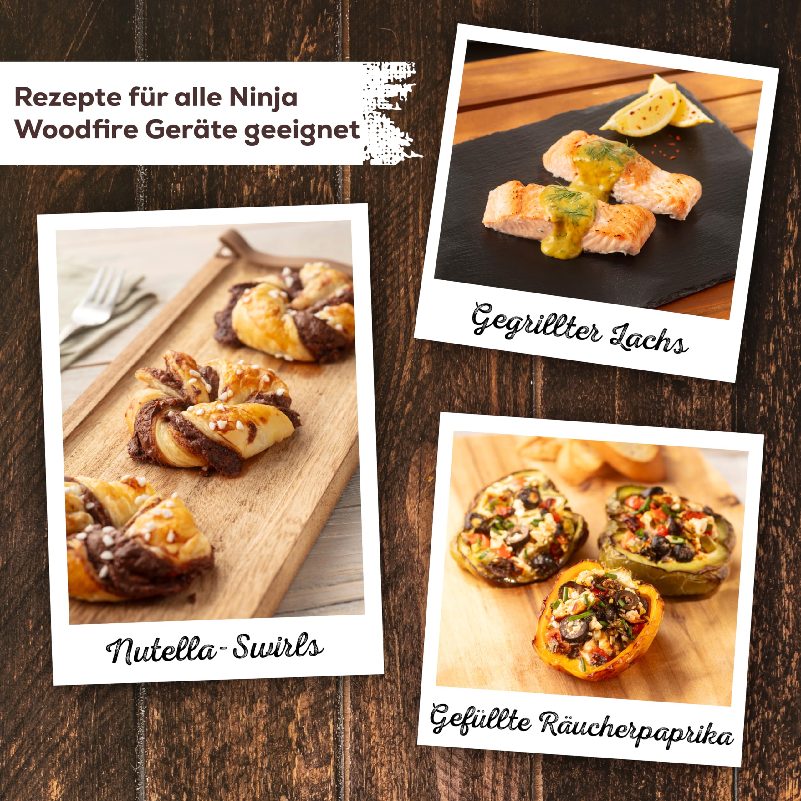 Das ultimative Ninja Woodfire Rezeptbuch: Fleisch, Fisch & Gemüse grillen, smoken, braten & frittieren. 100% inoffiziell.