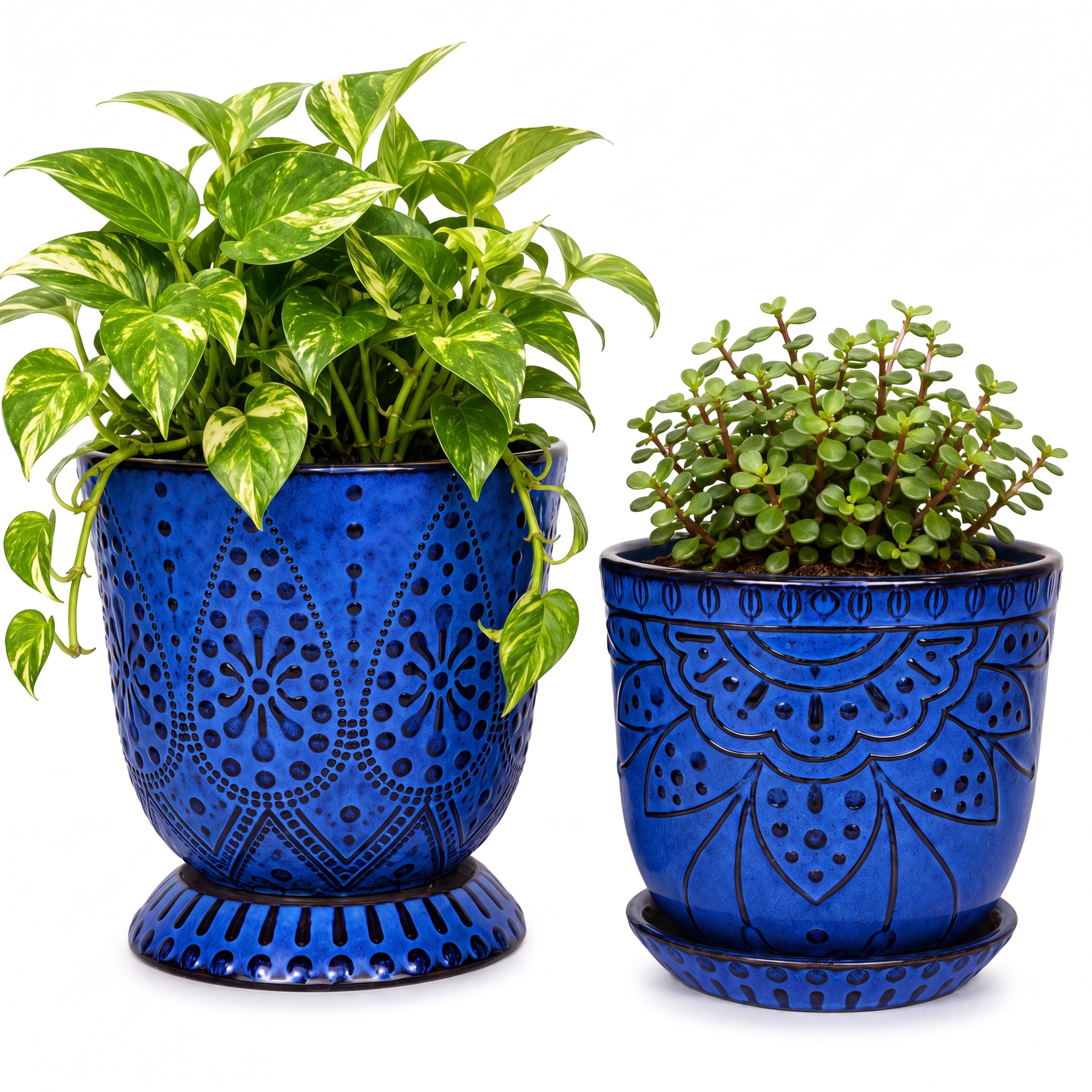 Ceramic Plant Pots - 6 Inch Indoor Planters -18 Ceramic Plant Pots - 6 Inch Indoor Planters -18